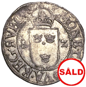 Sverige, Johan III 1568-1592 - 1/2 Öre 1582 - TOPPEXEMPLAR