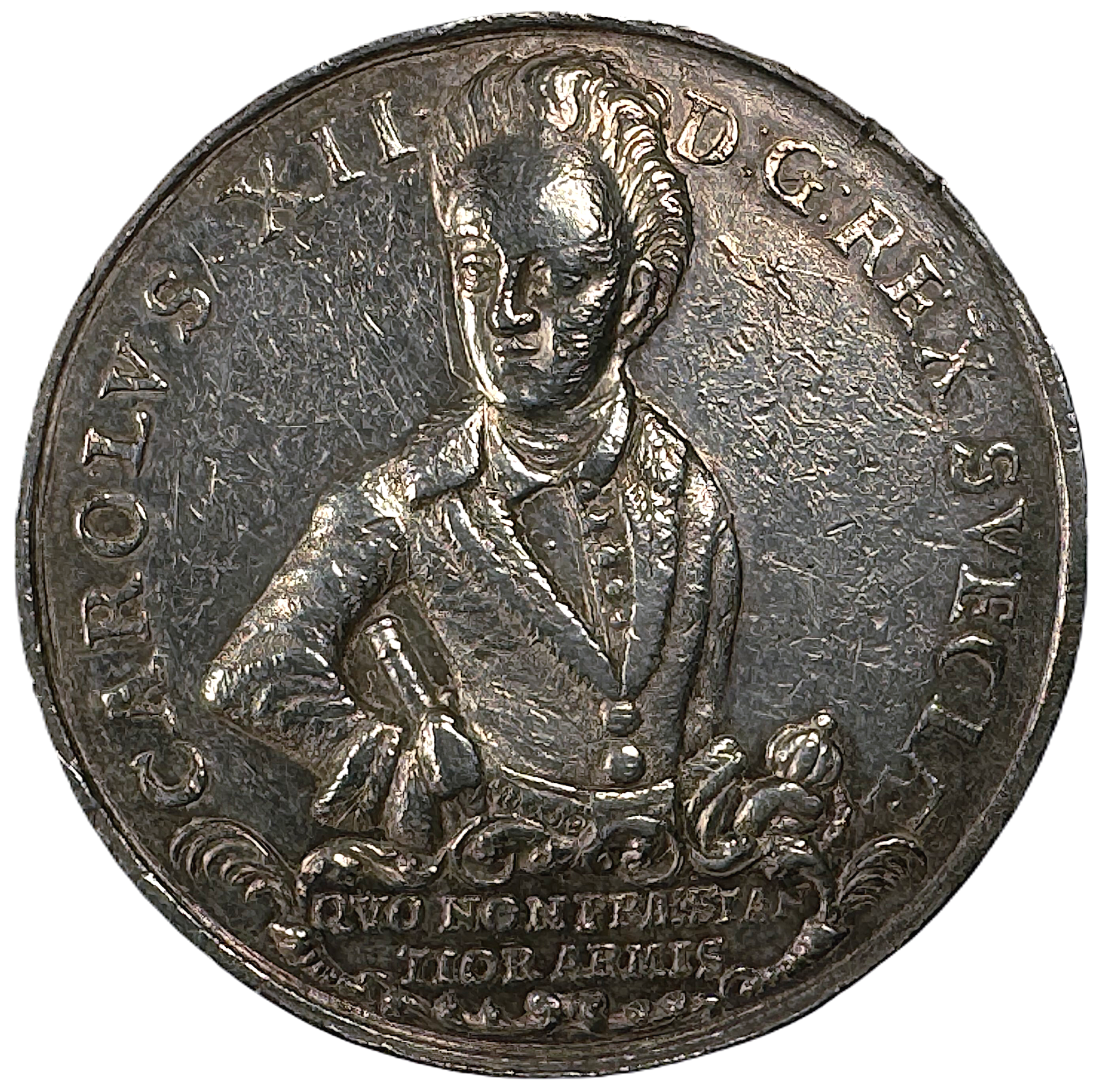 Karl XII:s segrar under åren 1700-1703 och därmed vunna hjälterykte av Georg Hautsch