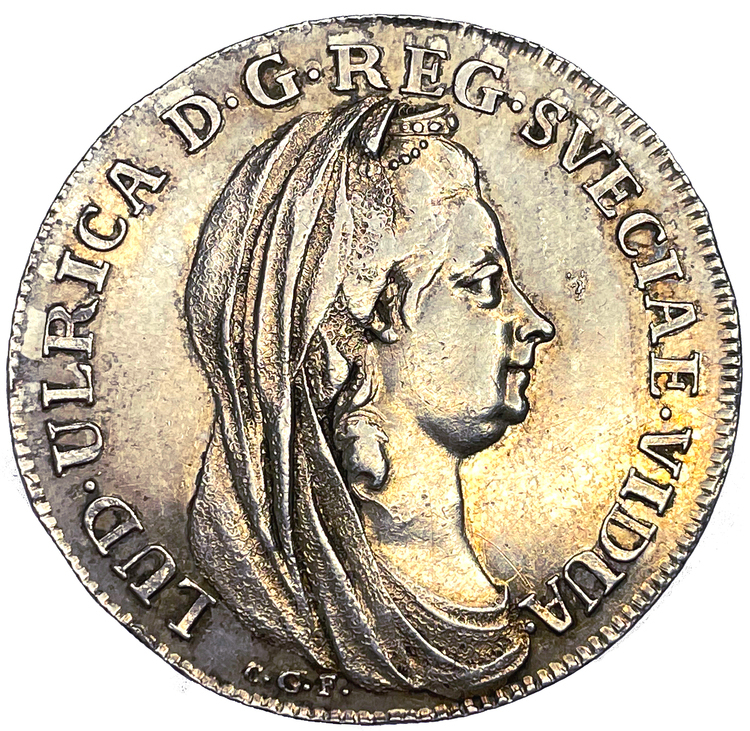 Lovisa Ulrika - Kastmynt till änkedrottningens begravning 1782