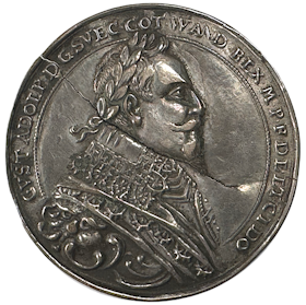 Gustav II Adolf och Maria Eleonora - Minnesmedalj över konungaparet
