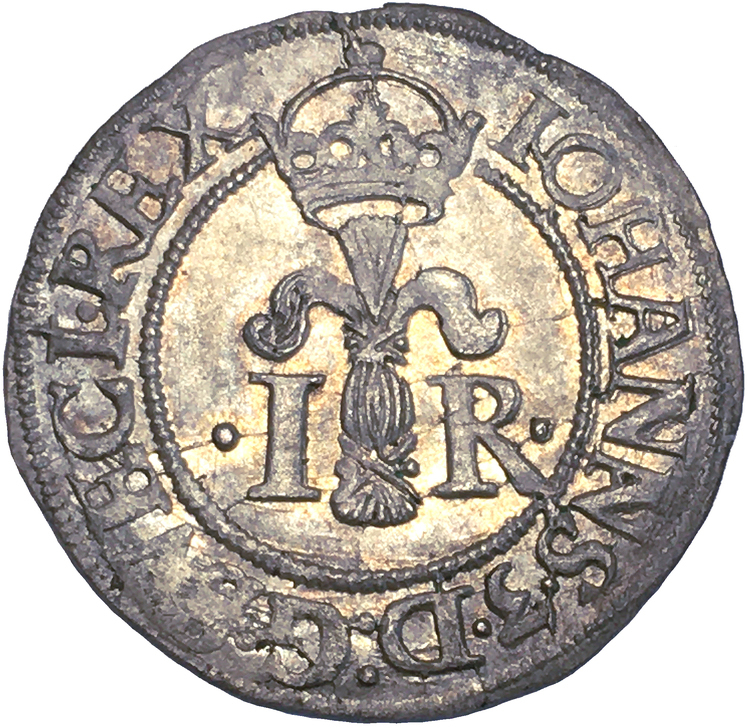 Johan III - 1/2 Öre 1577 - Ett ocirkulerat toppexemplar