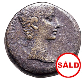 Augustus 27 f.Kr. - 14 e.Kr, Mindre Asien, Brons 25mm