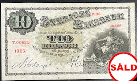 Oskar II - 10 Kronor 1906