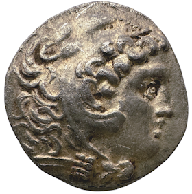 Alexander III (den Store) 336-323 f.Kr - Vacker tetradrachm i hög relief och med fin lyster