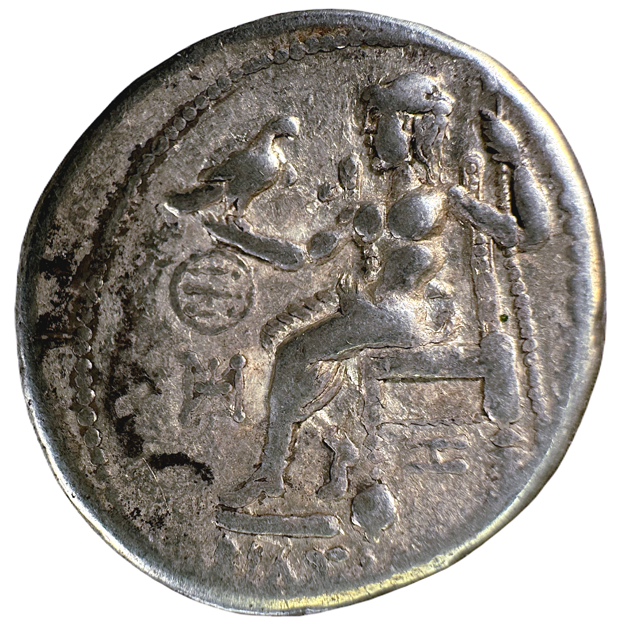 Alexander III (den Store) 336-323 f.Kr  - Vacker tetradrachm i hög relief och med fin lyster.