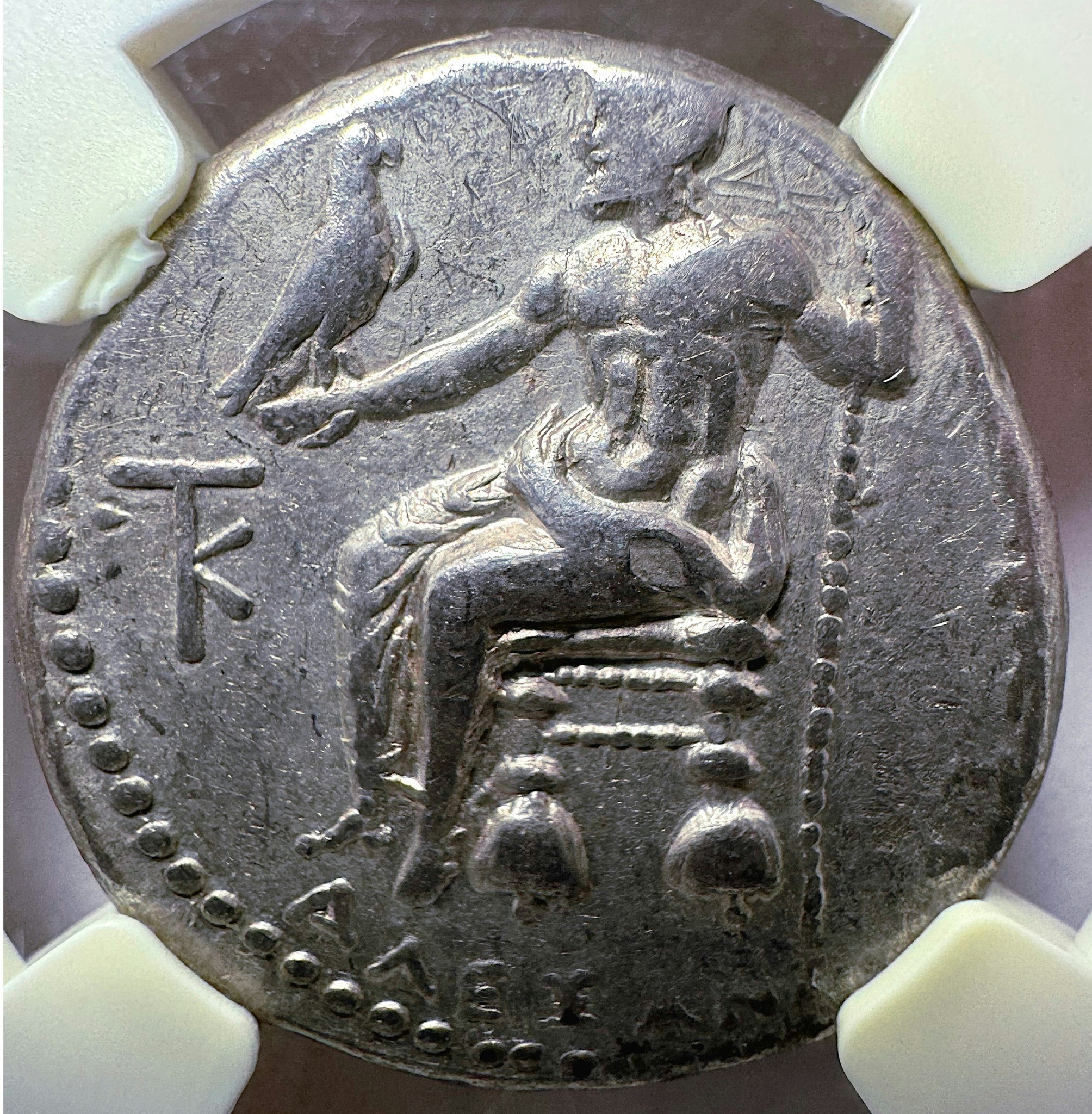 Alexander den store 336-323 f.Kr - Vackert exemplar i NGC hållare