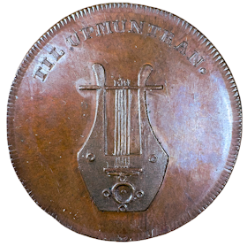 Gustav IV Adolf Kungliga - musikaliska akademiens belöningsmedalj i brons av Carl Gustaf Fehrman (1797) - Mycket sällsynt i brons