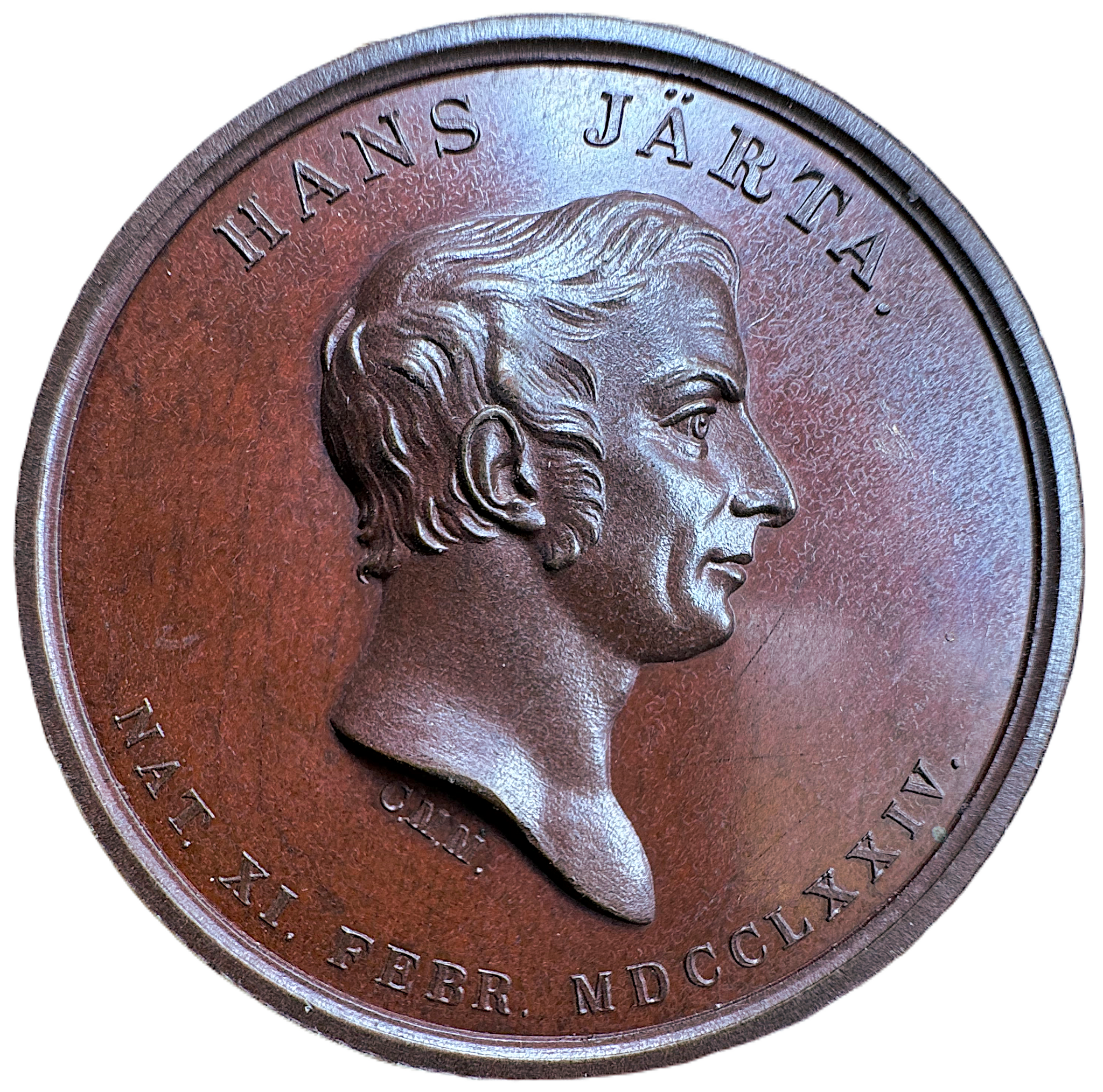 Hans Järta (1774-1847) av Carl Magnus Mellgren 1837 - PRAKTEXEMPLAR - Avsade sig sitt adelskap i protest