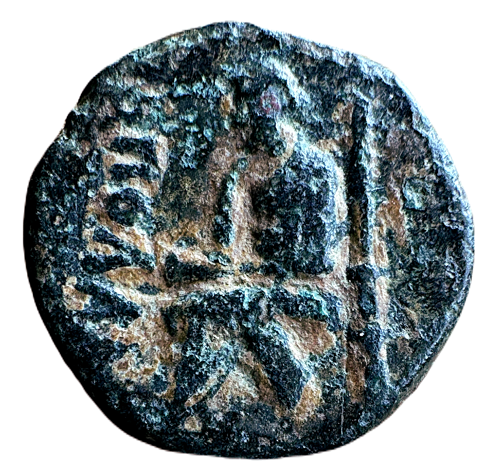 Ionien, Kolophon cirka 50-30 f.Kr avbildande en av historiens första författare Homeros