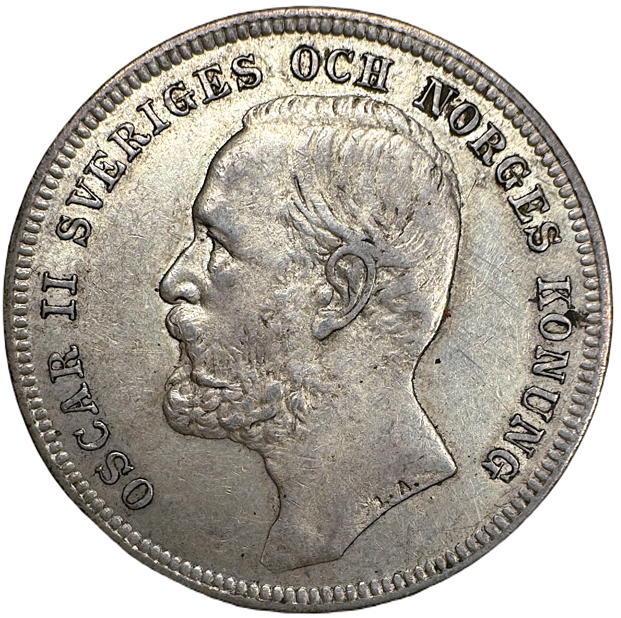 Oskar II - 1 Krona 1898 - Tilltalande exemplar