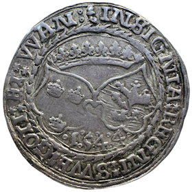 Gustav Vasa, Svartsjö, 1/2 Daler 1544 - Tilltalande exemplar -MYCKET SÄLLSYNT