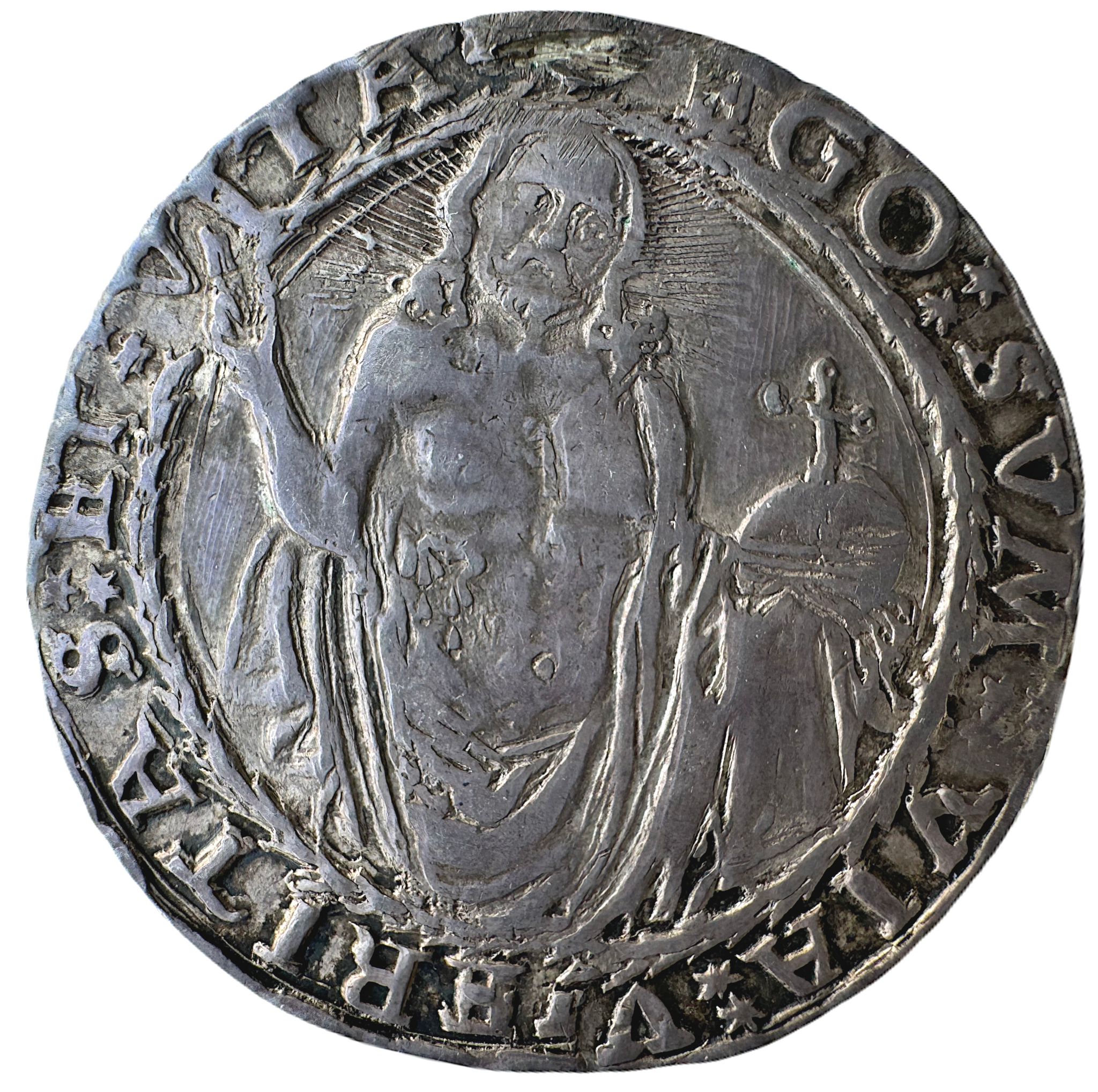 Gustav Vasa, Svartsjö, 1/2 Daler 1544 - Tilltalande exemplar -MYCKET SÄLLSYNT