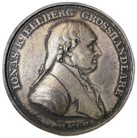 Jonas Kjellberg (1752-1832). Grosshandlare, donator - Mycket sällsynt, RR