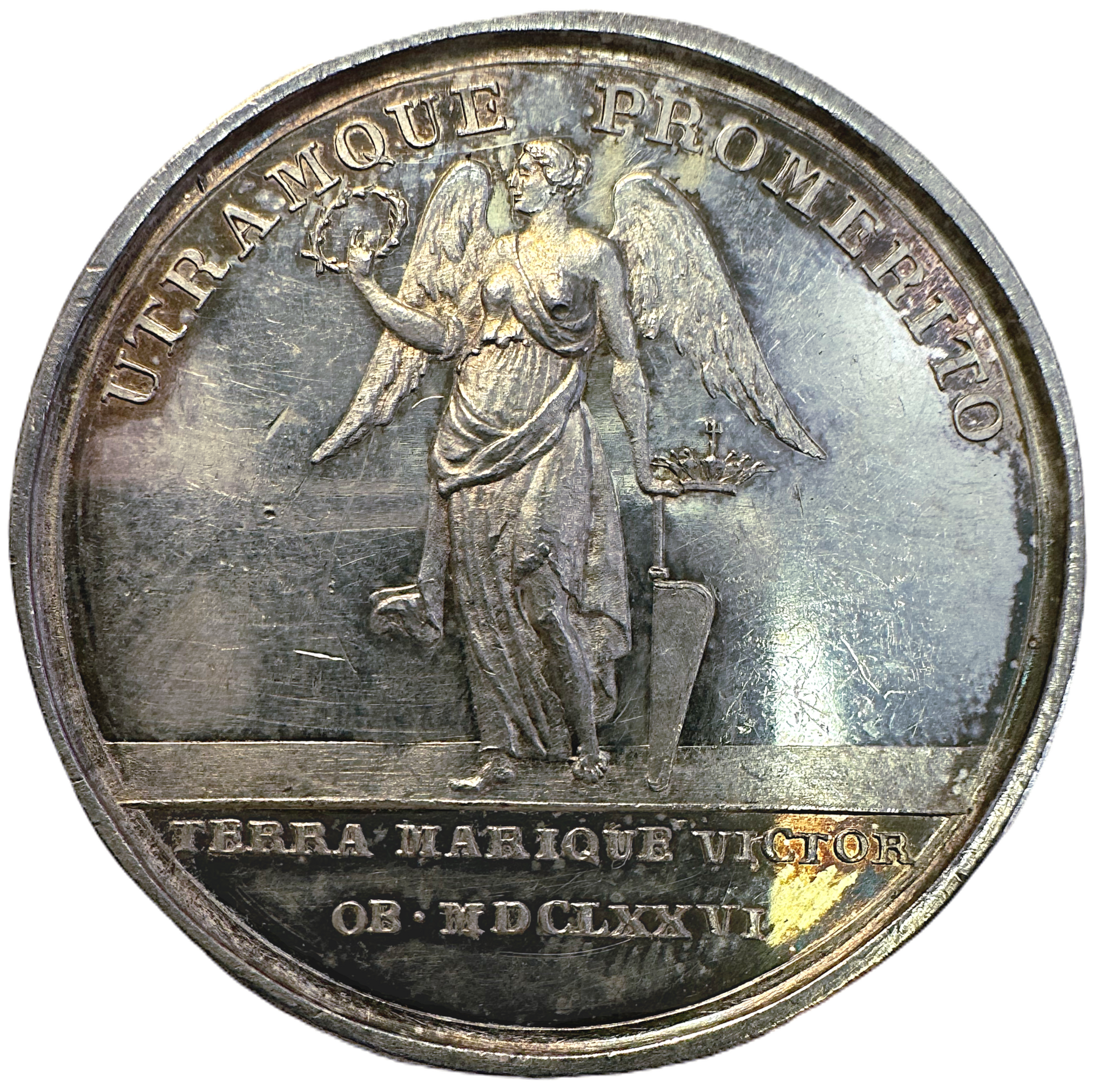 Carl Gustaf Wrangel (1613-1676), fältmarskalk och riksamiral, medlem av Karl XI:s förmyndarregering av Mauritz Frumerie 1841