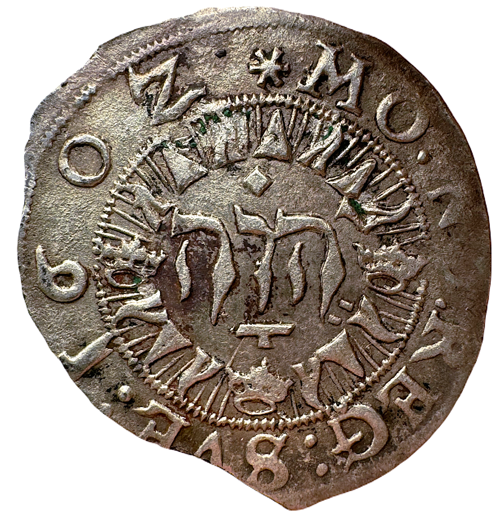Karl som Riksföreståndare 2 Öre 1602 - Välpräglad med starkt porträtt
