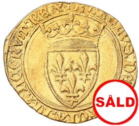 Frankrike, Charles VI (1380-1422). Ecu d’or a la couronne - Bra lyster