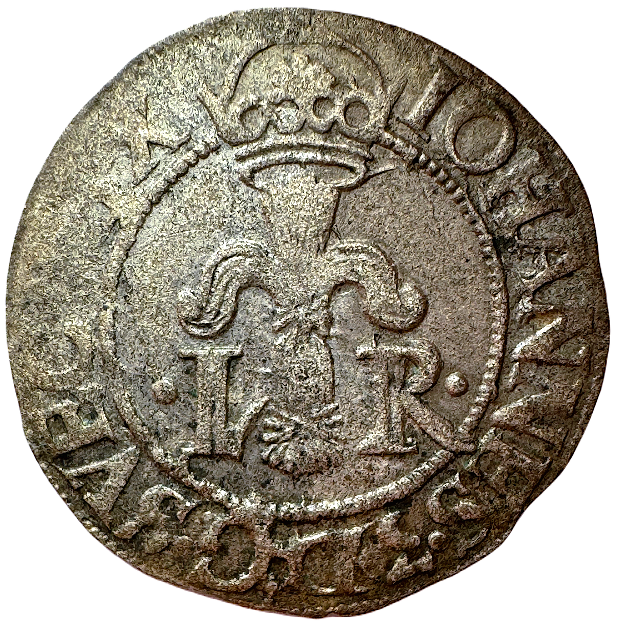 Johan III - 1/2 Öre 1581 - Ett tilltalande exemplar med viss kvarvarande underliggande lyster