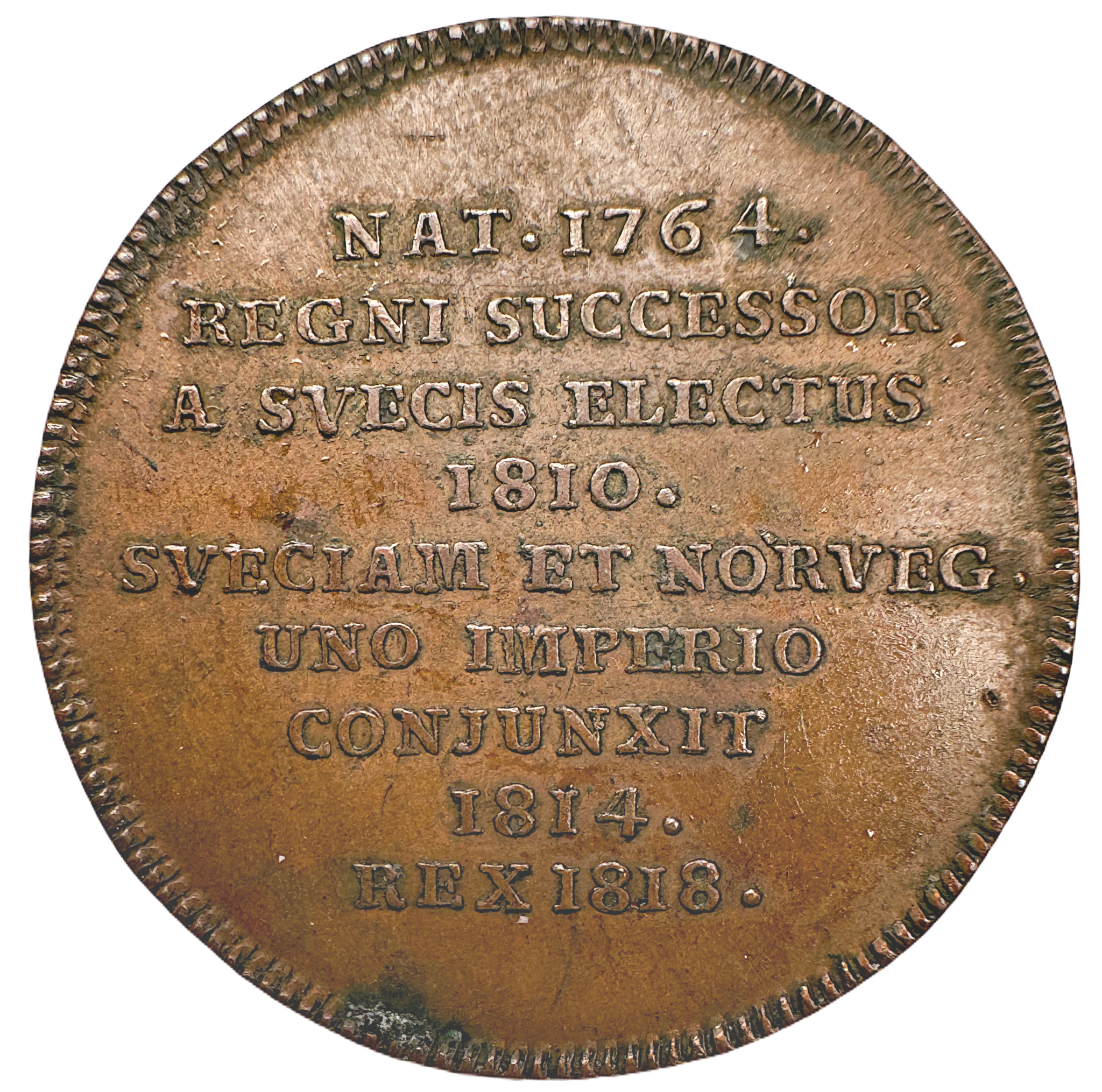 Karl XIV Johan tillträder som konung av Sverige den 5 februari 1818 av Carl Enhörning - Ex. Bonde