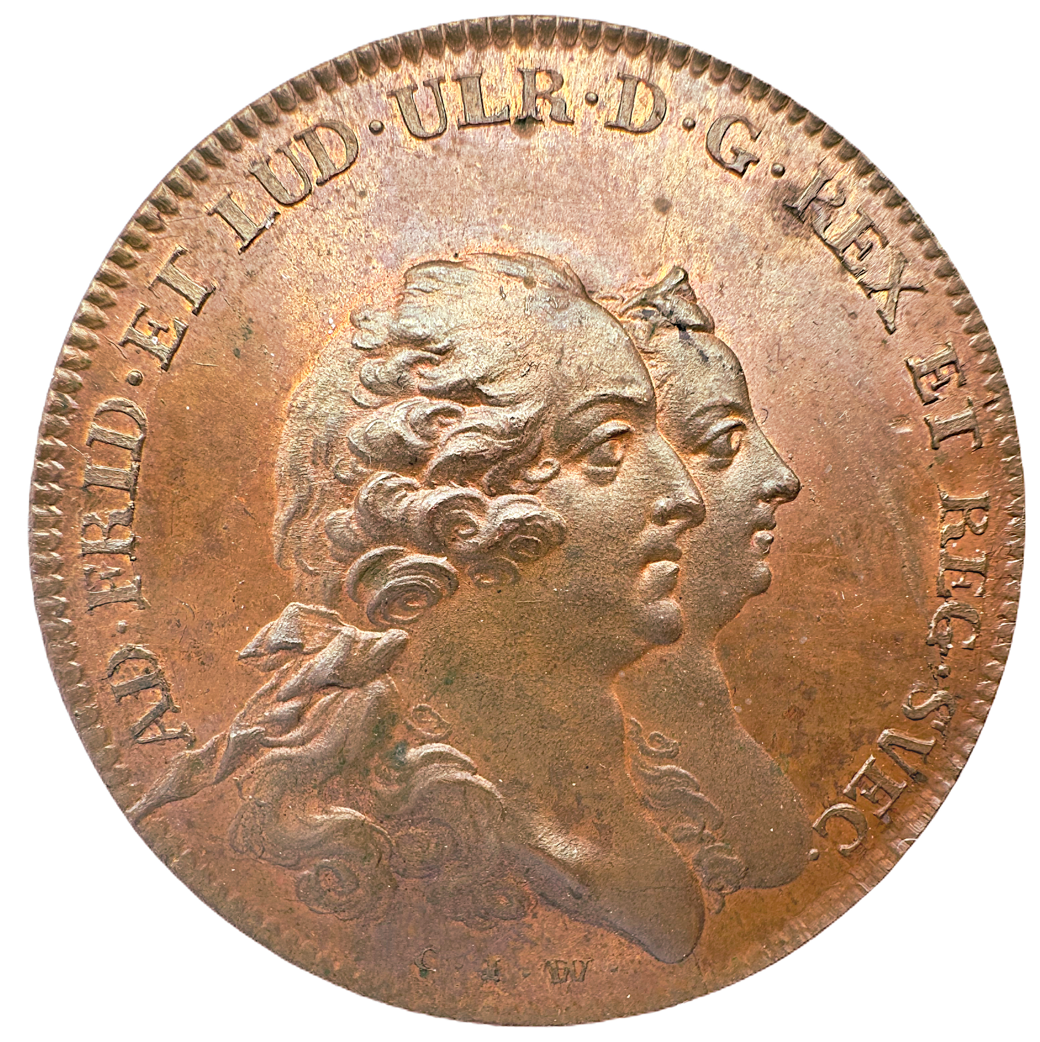 Adolf Fredrik och Lovisa Ulrika - Kronprins Gustav (III) blir som 16-åring myndig 23 mars 1762 av Wikman och Fehrman - Mycket sällsynt