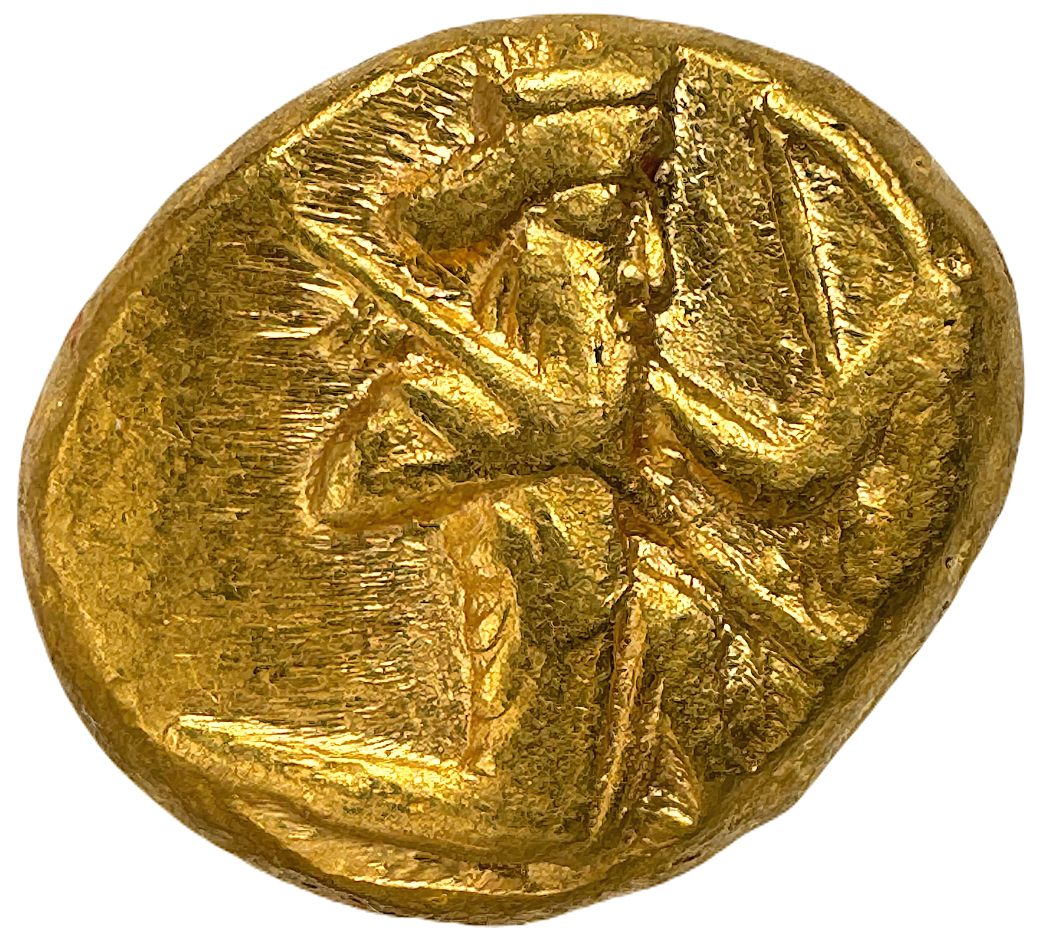 Persiska Riket  Artaxerxes I-Darius III (ca 450-330 f.Kr) - En vacker gulddaric med full präglingsglans