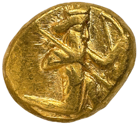 Persiska Riket  Artaxerxes I-Darius III (ca 450-330 f.Kr) - En vacker gulddaric med full präglingsglans