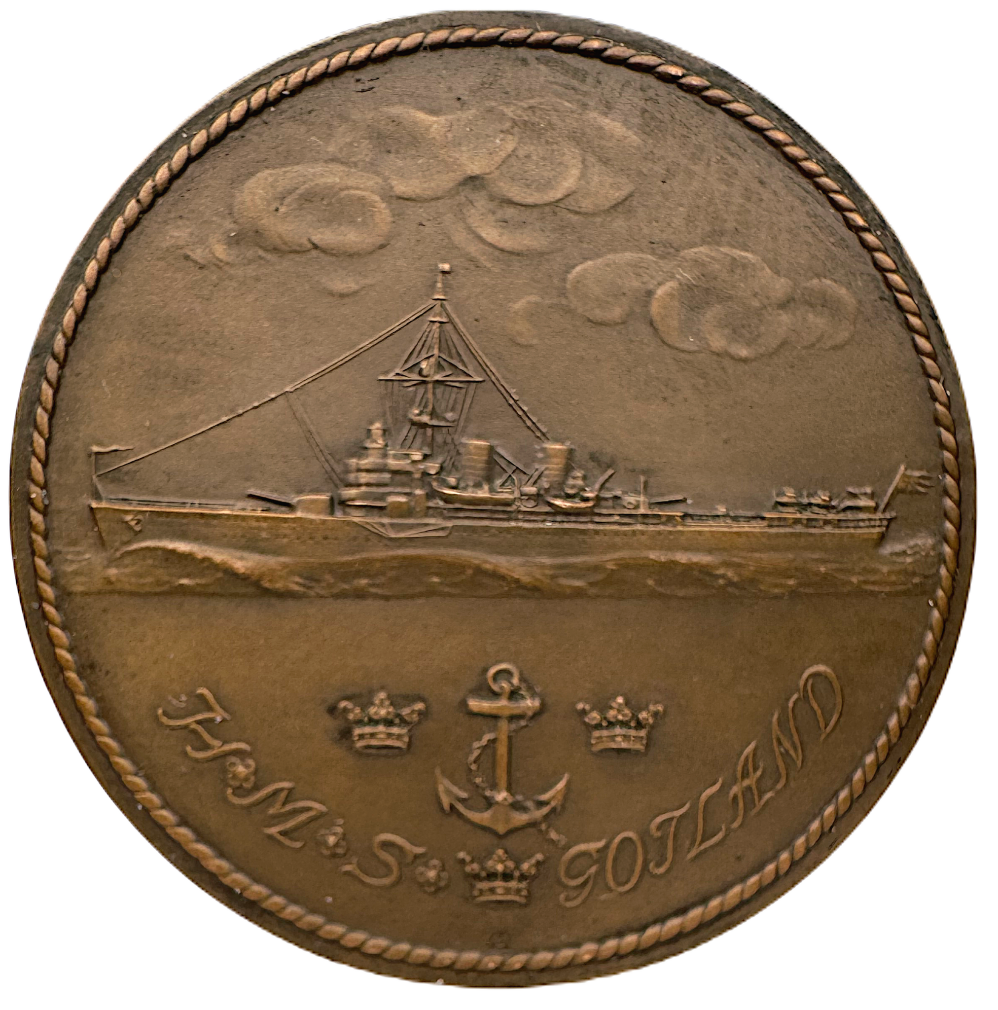 HMS Gotland - Långresa 1937-1938. Av A. Ohlson