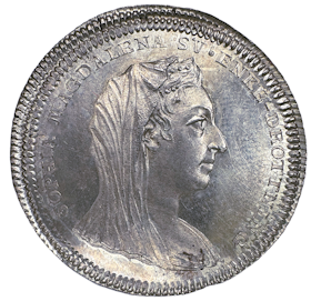 Sophia Magdalenas begravning - Kastmynt 1/3 Riksdaler 1813 - Medaljpräglad och exceptionell