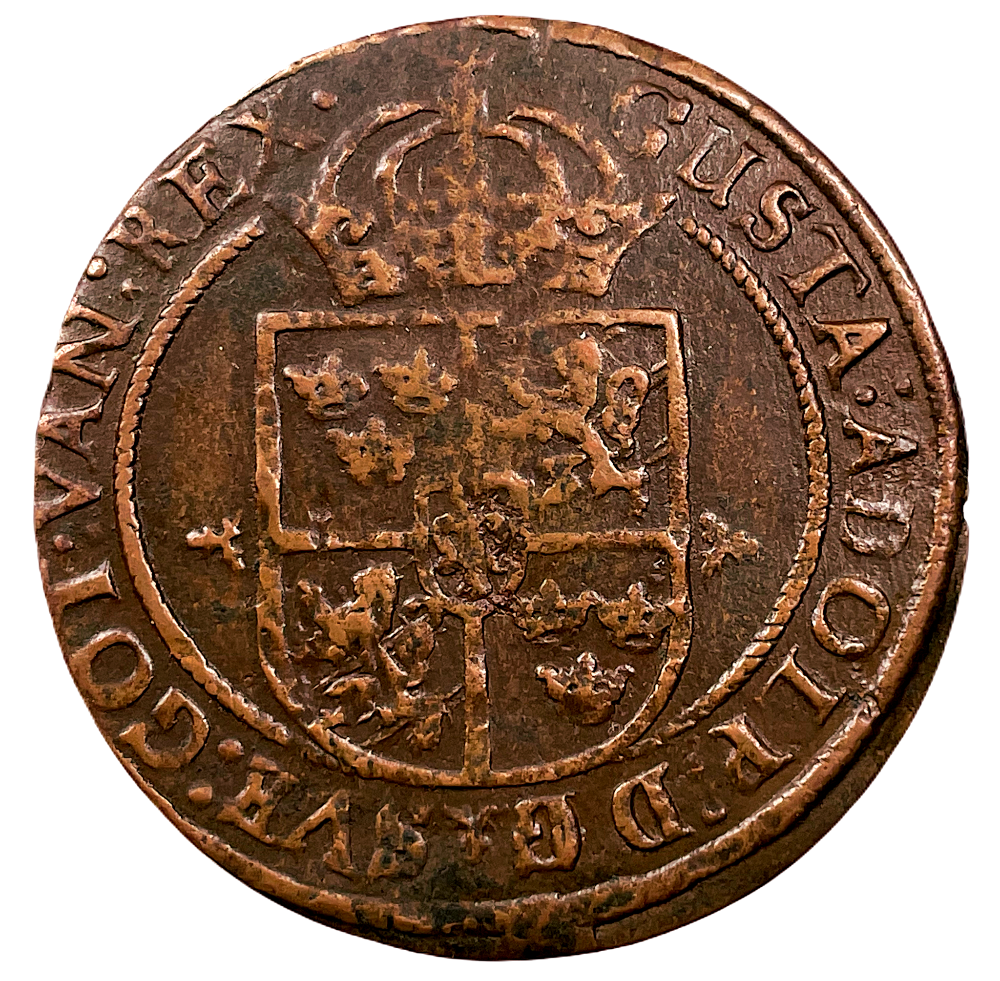 Gustav II Adolf - 1 Kreutzer 1632 - Tilltalande exemplar