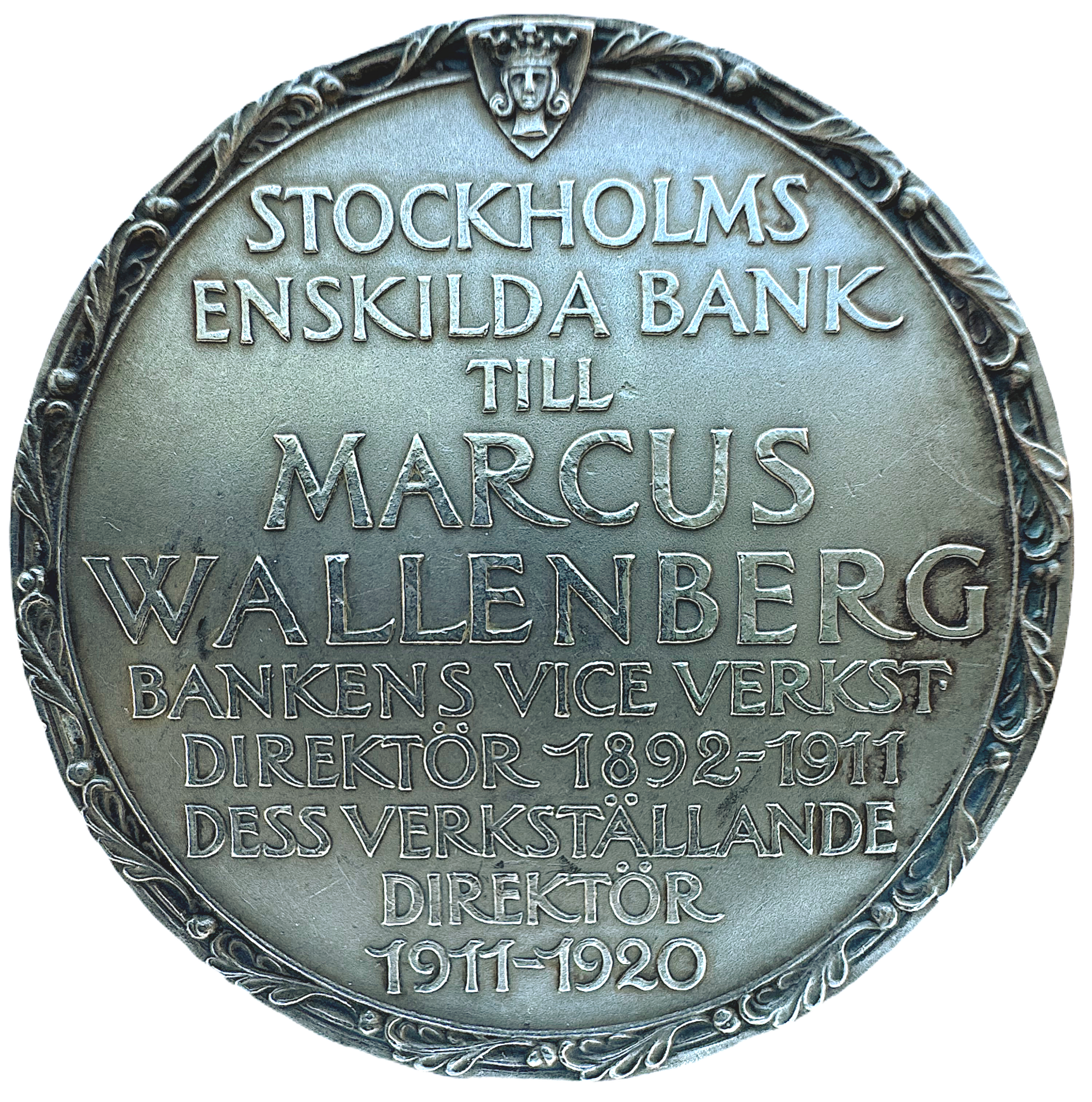 Marcus Wallenberg av Erik Lindberg 1928 - Sällsynt