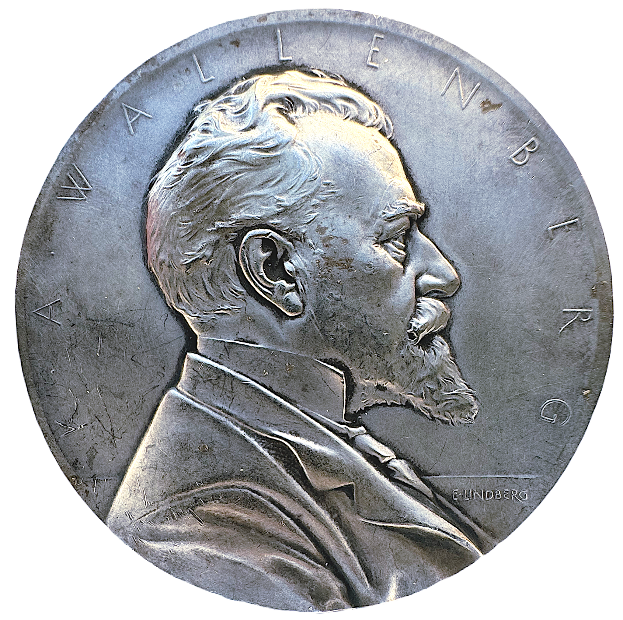 Knut Agaton Wallenberg av Erik Lindberg 1911 - 25 årigt jubileum som bankens direktör - Sällsynt