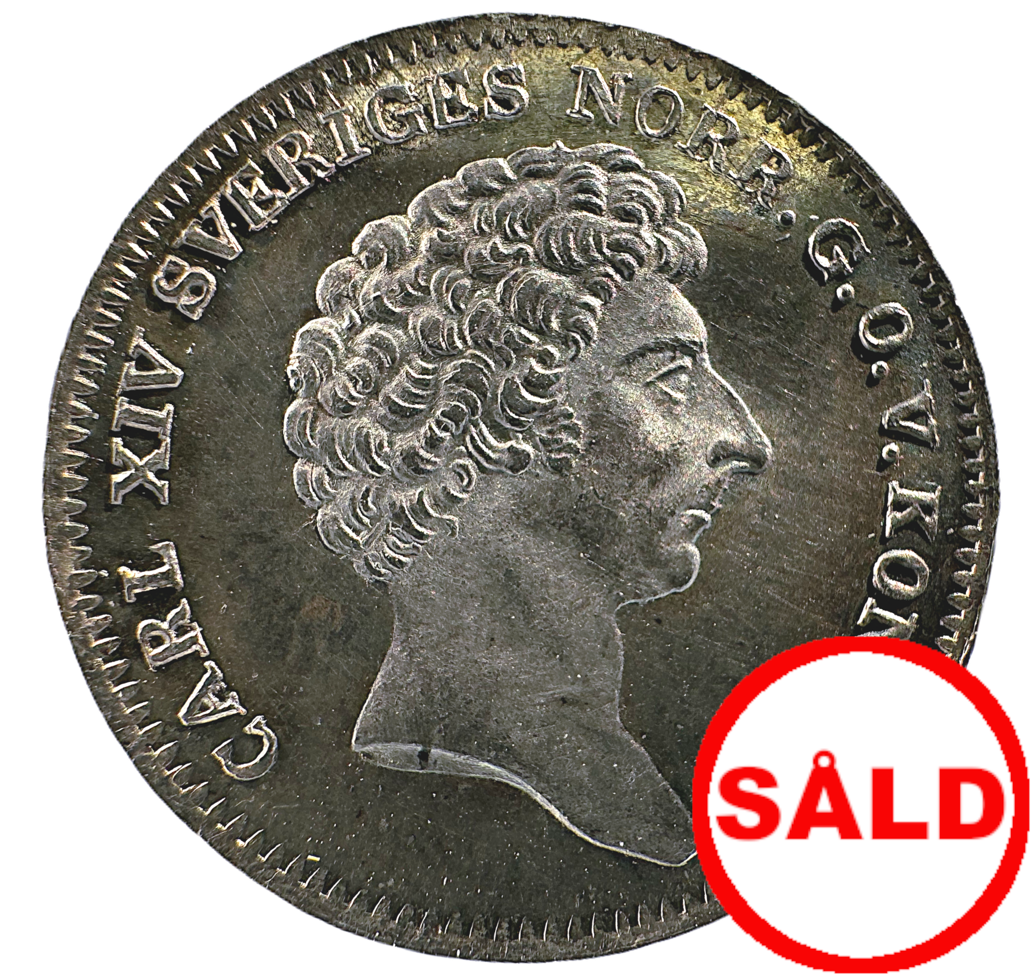 Karl XIV Johan - 1/12 Riksdaler Specie 1832 - Ett underbart exemplar