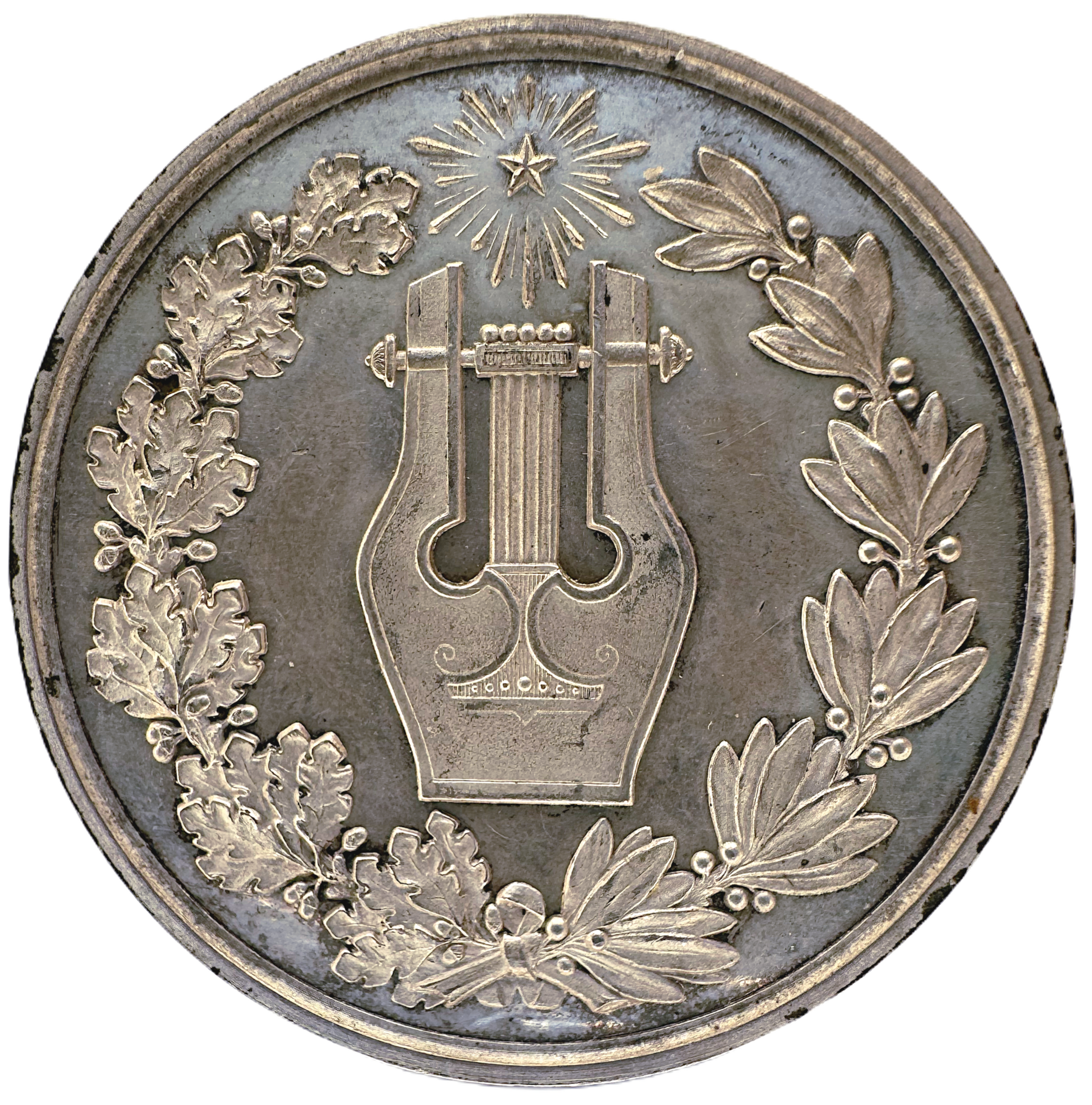 August Theodore Blanche (1811-1868) - Viceauditör. Skriftställare - Härligt frostaktig relief, av Adolf Lindberg 1874