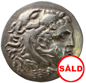 Alexander III (den Store) 336-323 f.Kr - Vacker välcentrerad tetradrachm präglad på stor plants