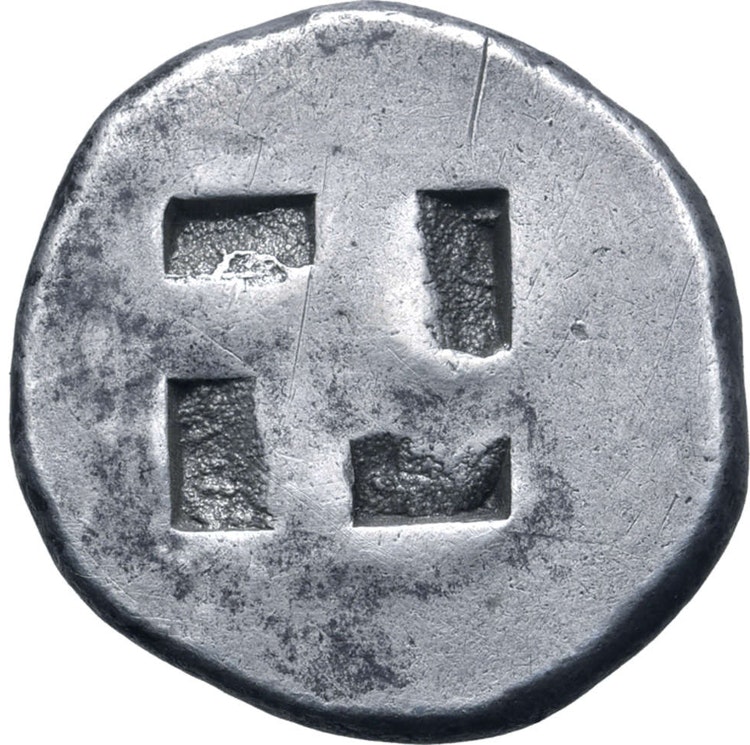 Tetradrachm - Thasos, en ö utanför Trakien, stater ca 400-480 f.Kr