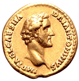 Antoninus Pius 138-161 e.Kr, Aureus - VACKERT EXEMPLAR!