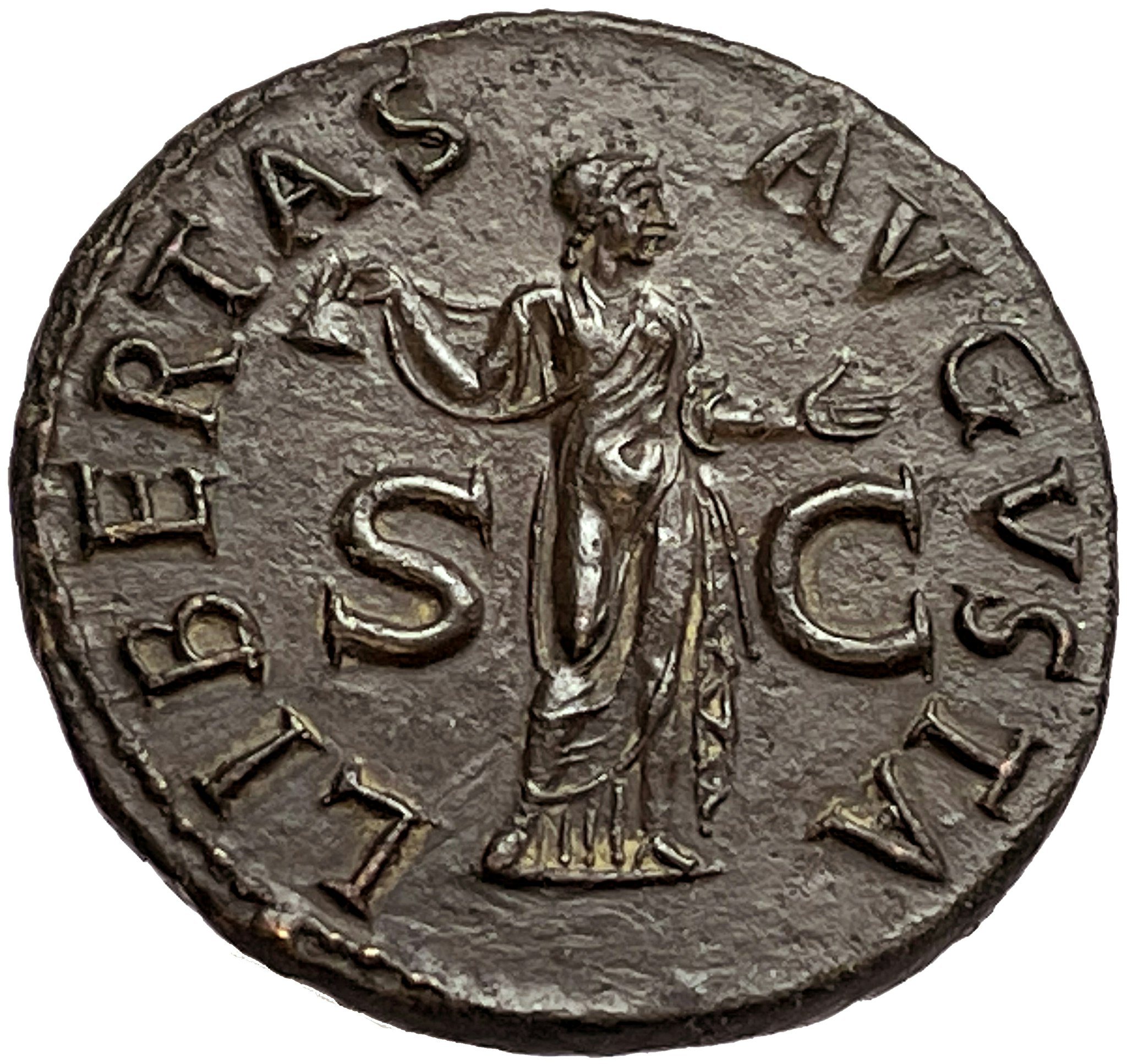 Claudius 41-54 e.Kr - Ett underbart exemplar i hög relief