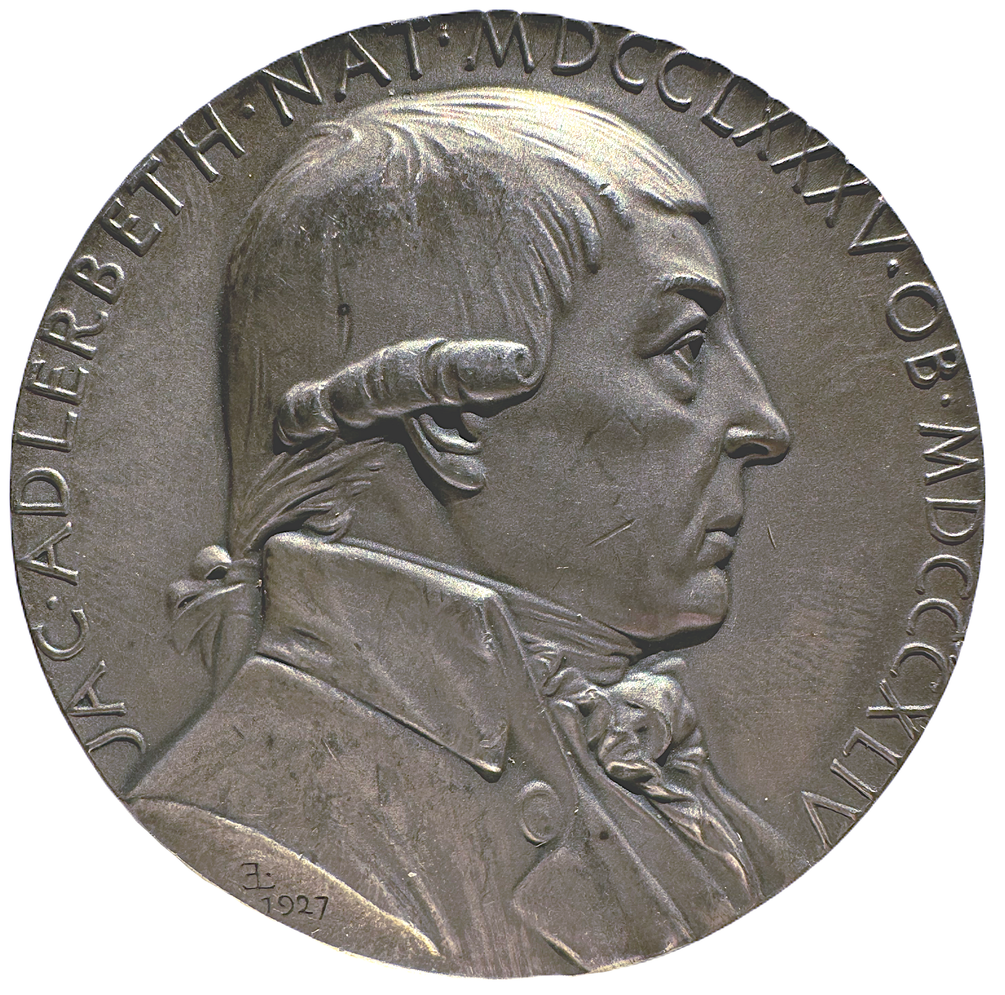 Jacob Adlerbeth (1785-1844) - Av Eric Lindberg 1927 - Präglad i 151 exemplar - Grundare av Götiska förbundet