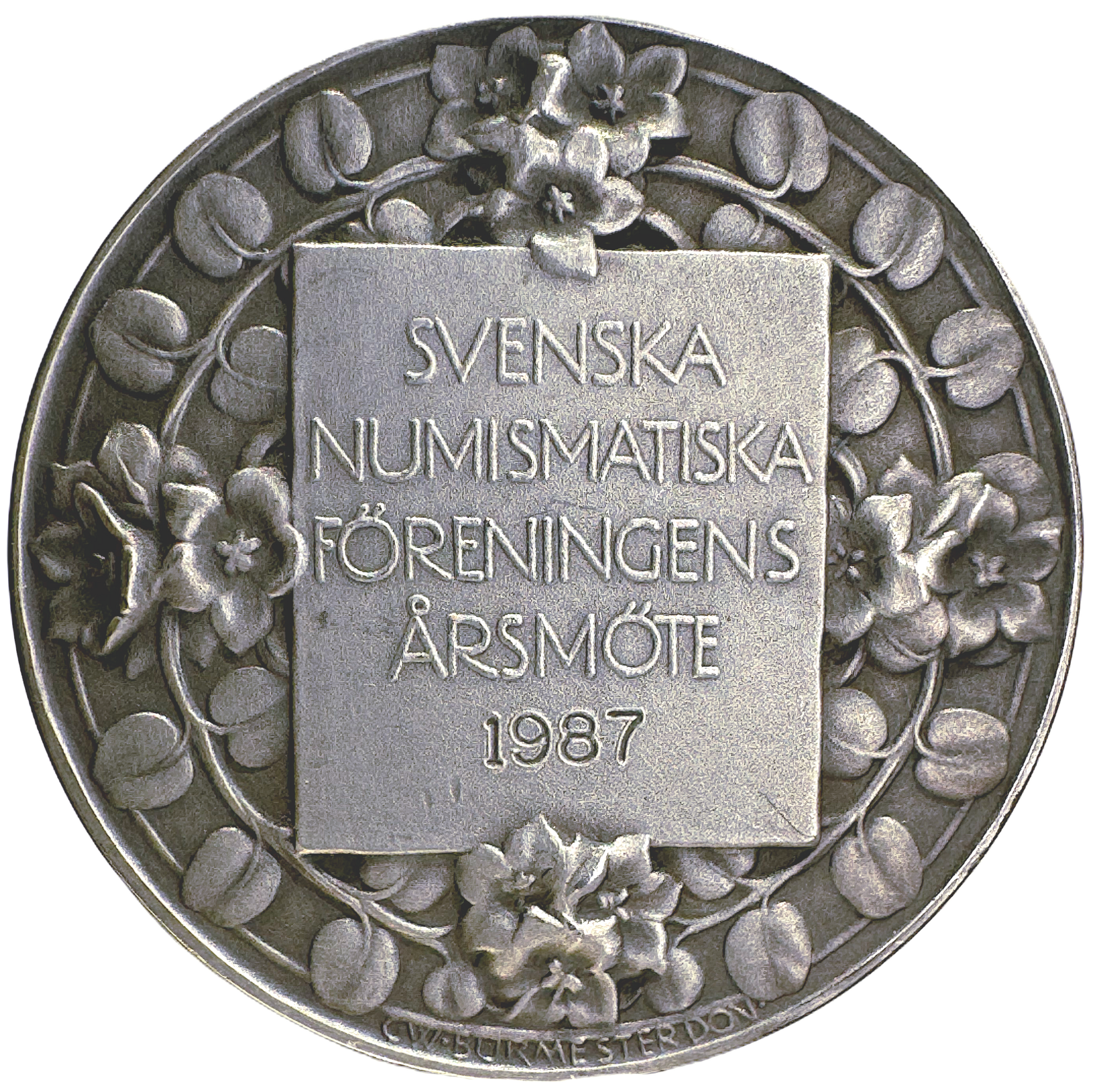 Ernst Erik Areen (1882-1943) - SNF:s årsmötesmedalj 1987 av Ernst Nordin