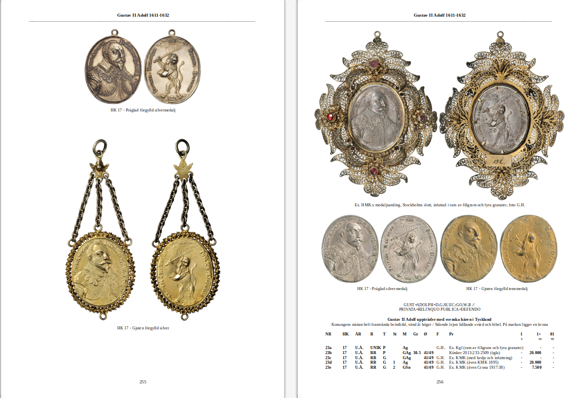 Sveriges kungliga medaljer Gustav Vasa-Karl XV i två delar - Vinnare av "NLG Book Prize 2024"