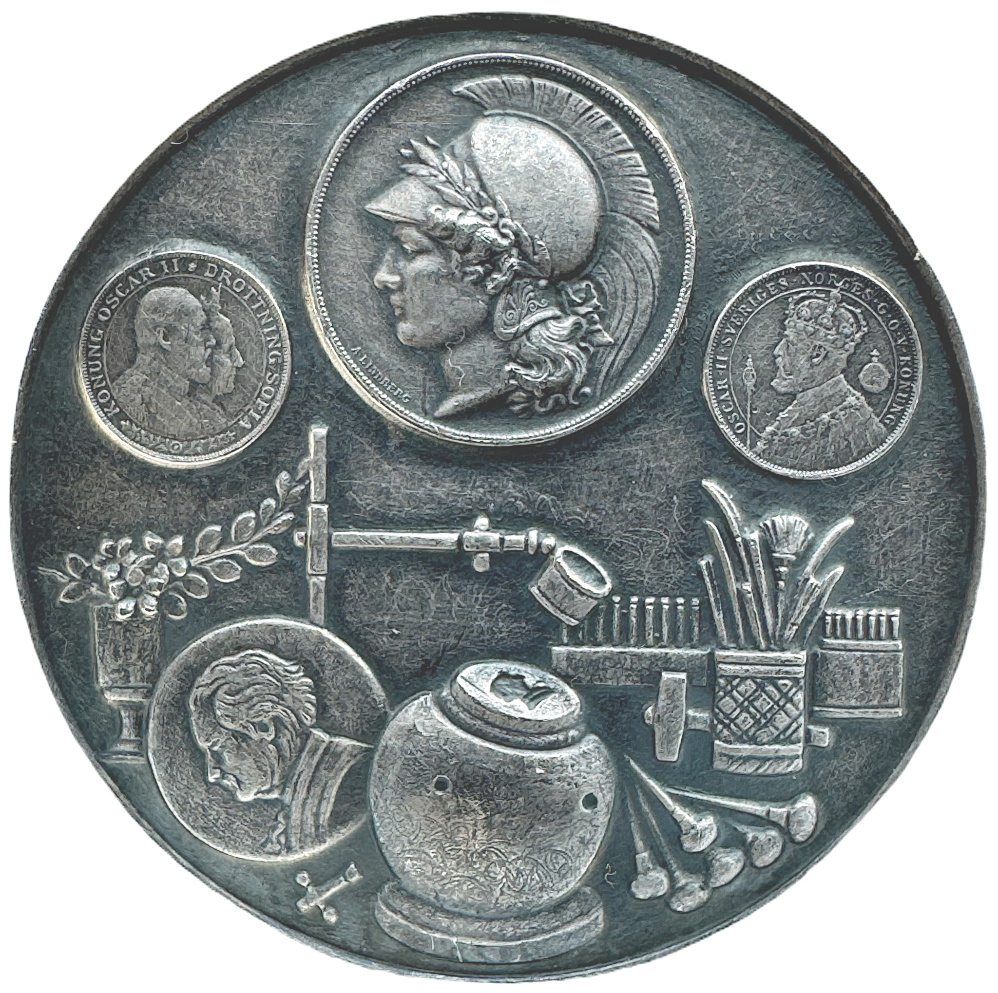 Adolf Lindberg, Mynt och medaljgravör av Léo Holmgren 1980