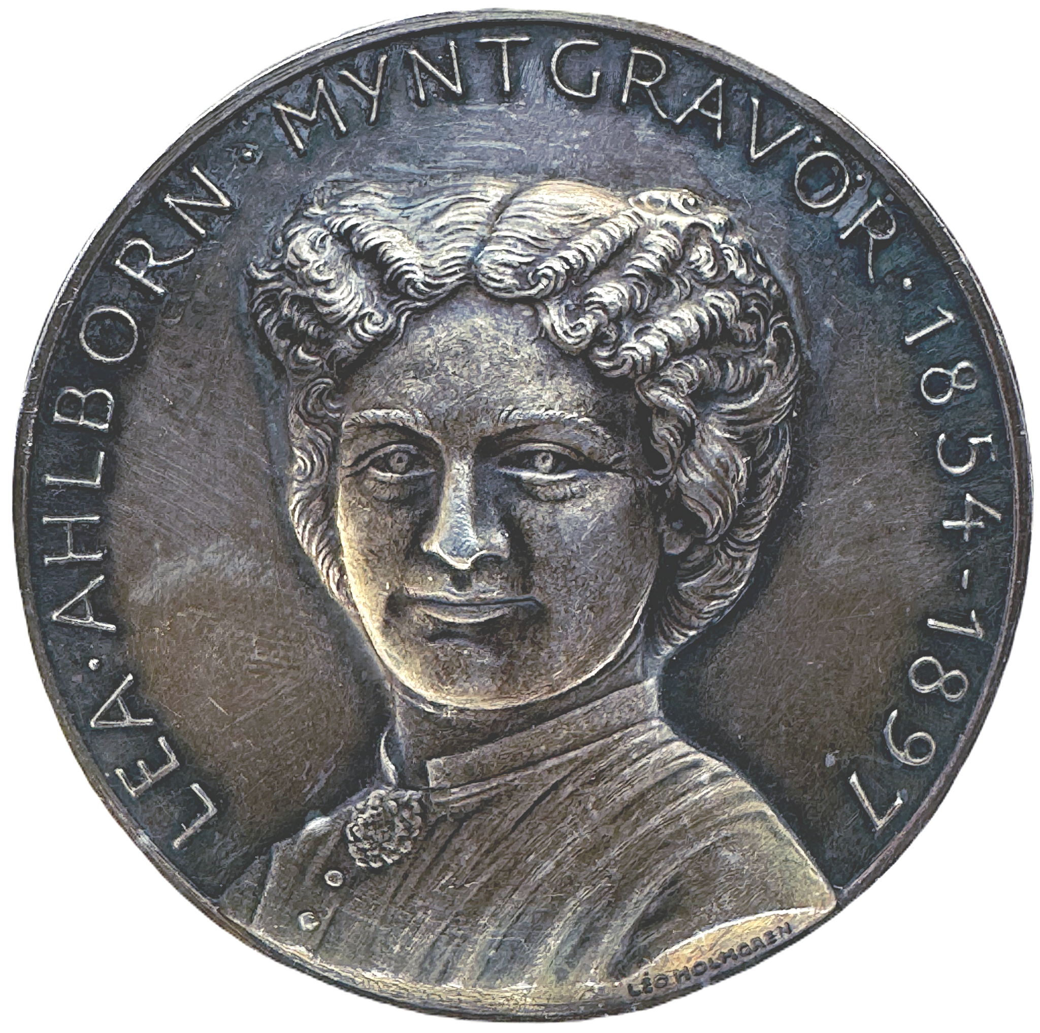 Lea Ahlborn - Mynt och medaljgravör av Léo Holmgren 1980