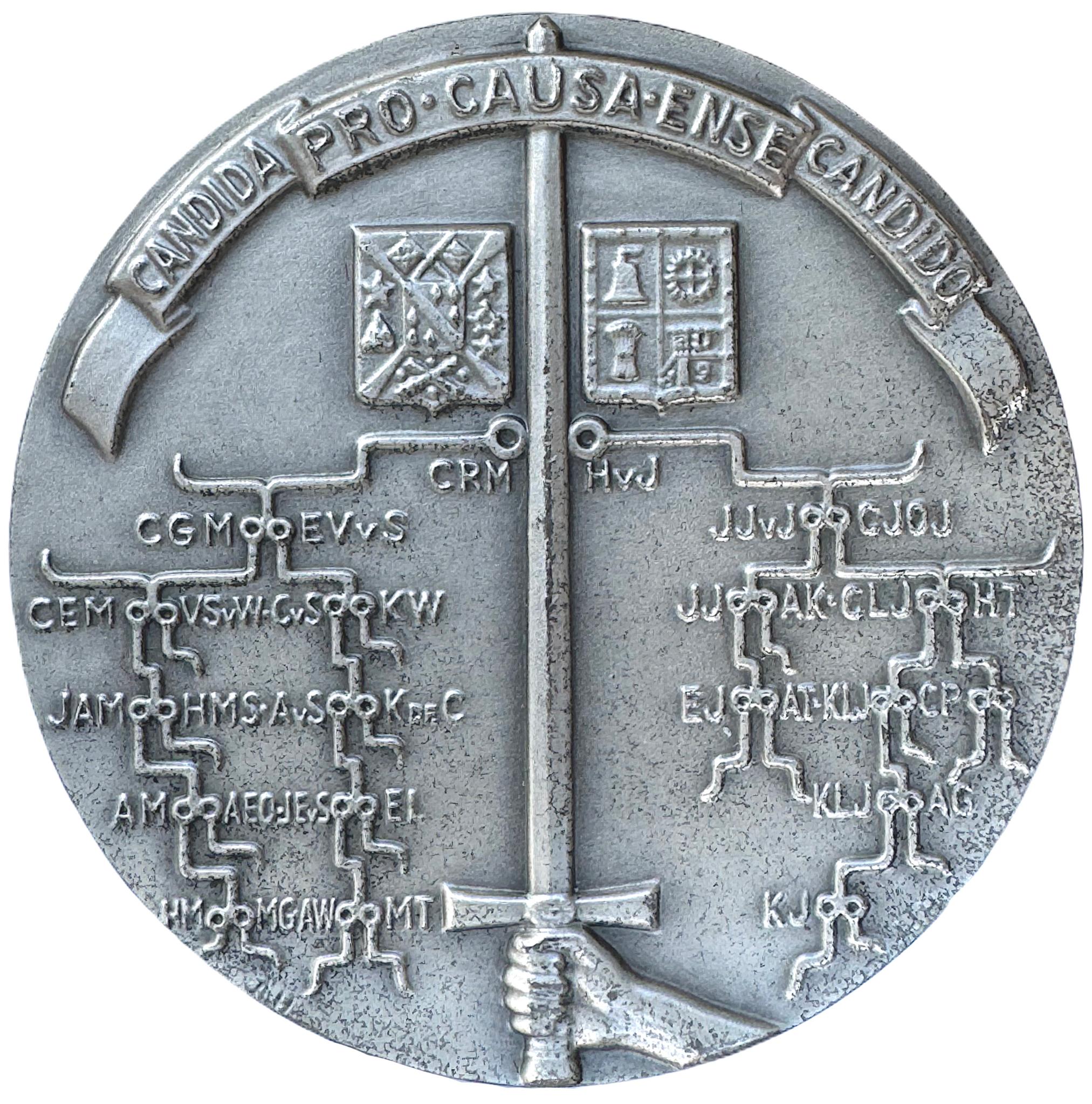 En historiskt intressant minnesmedalj i silver över Henrik Marhein (Mannerheim), begravd i Storkyrkan i Stockholm