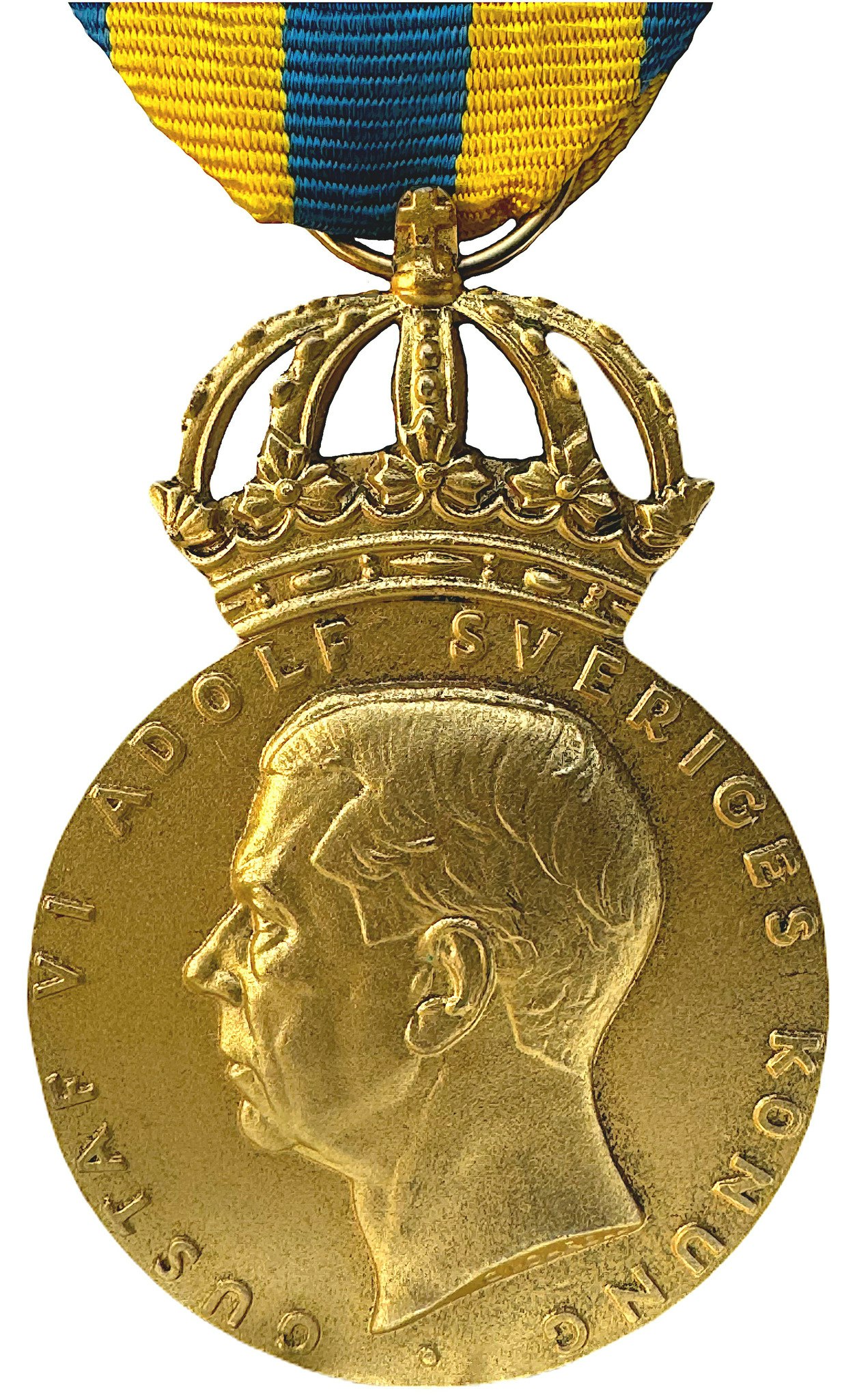 Gustav VI Adolf - Riksförbundet Sveriges Lottakårer 1953 av Gustaf Imanuel Carell