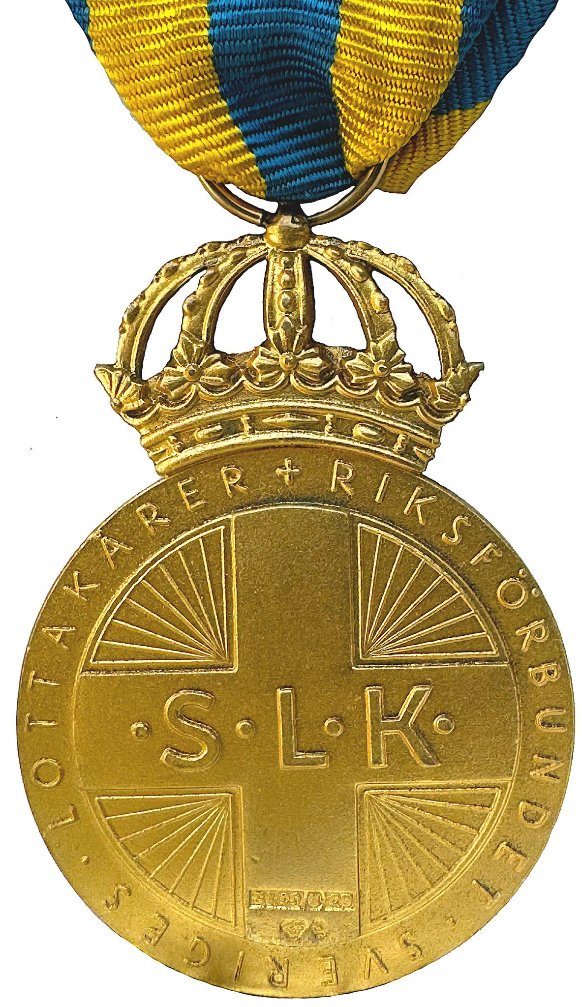 Gustav VI Adolf - Riksförbundet Sveriges Lottakårer 1953 av Gustaf Imanuel Carell