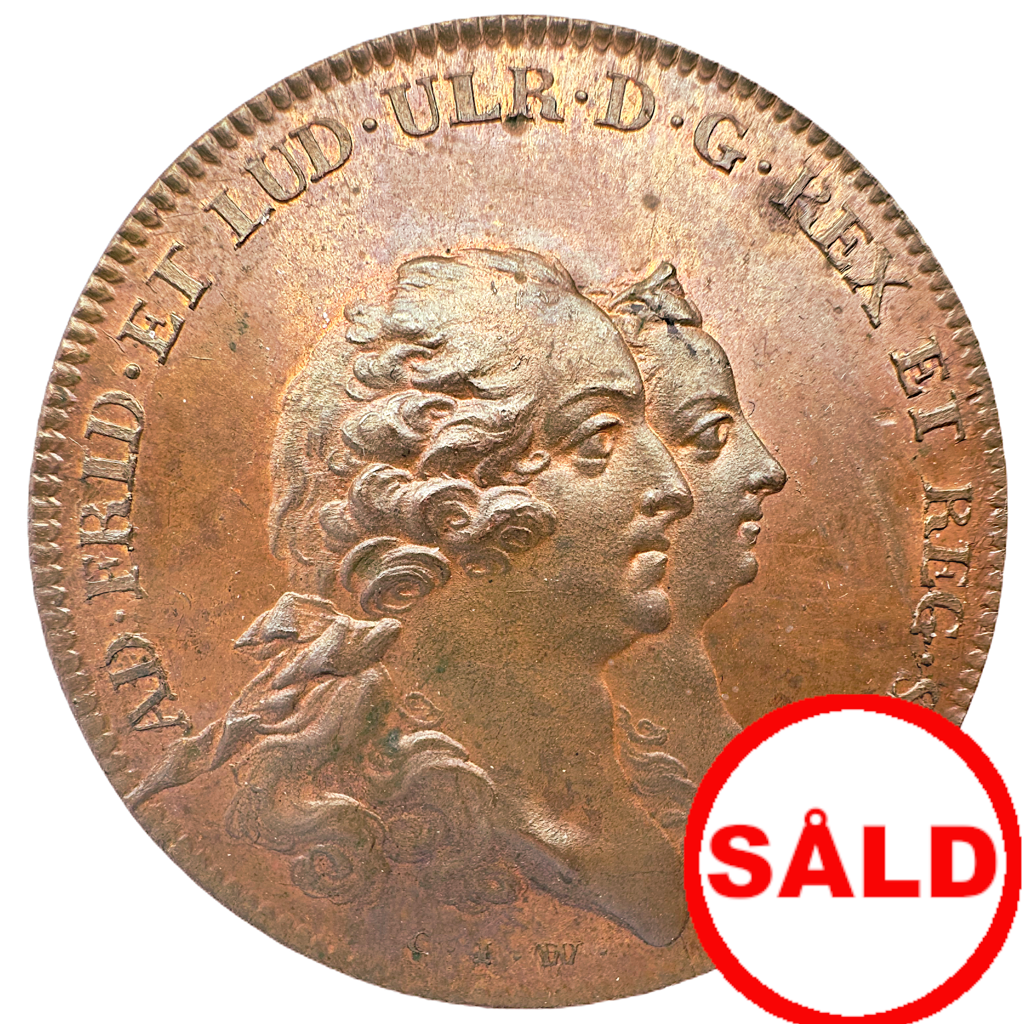 Adolf Fredrik och Lovisa Ulrika - Kronprins Gustav (III) blir som 16-åring myndig 23 mars 1762 av Wikman och Fehrman - Mycket sällsynt