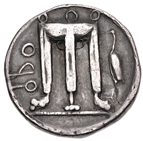 Bruttium, Kroton. Cirka 480–430 f.Kr. Stater