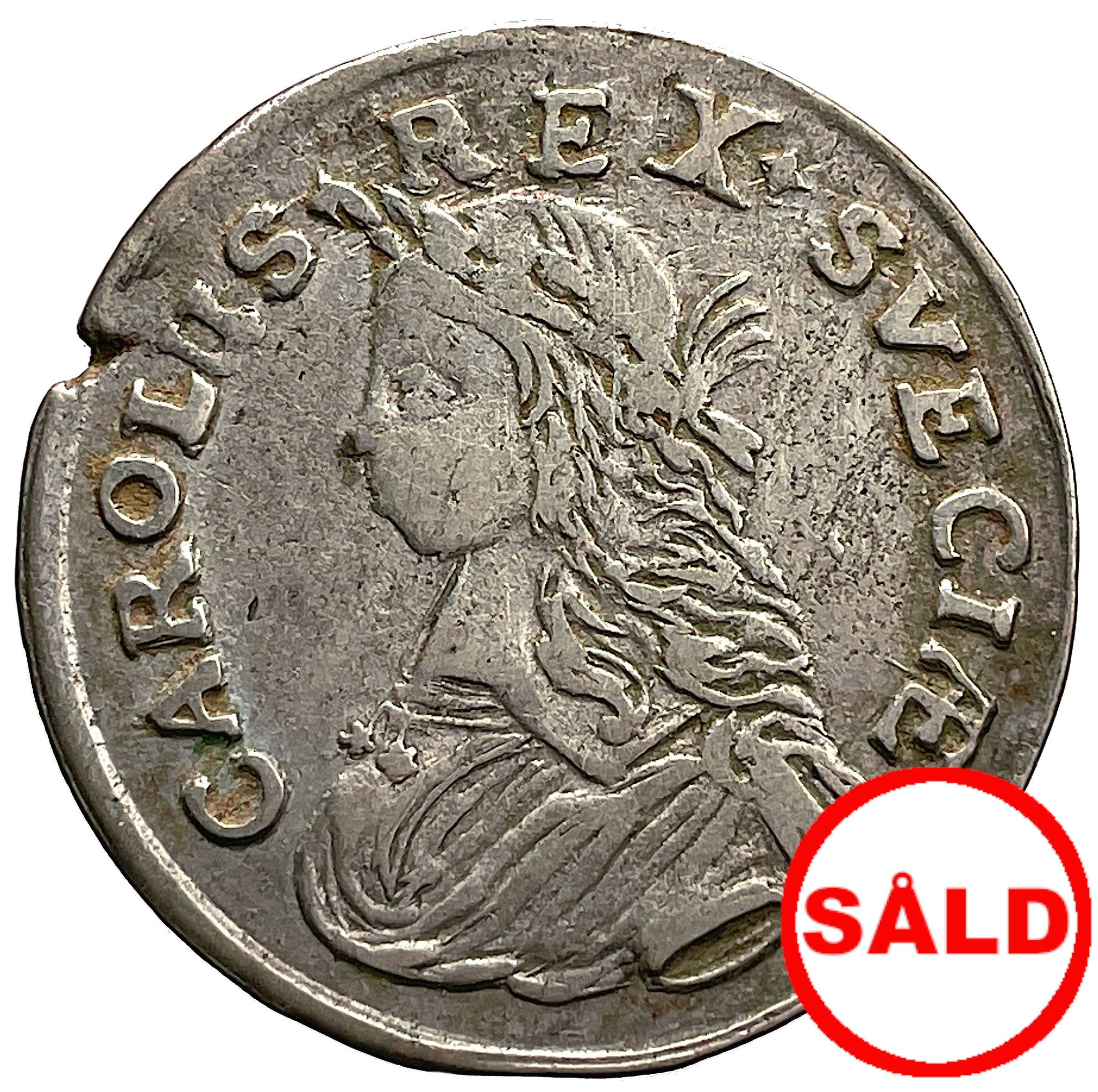 Karl XI - 2 Mark 1664 - Ex. friherre Bonde på Ericsberg