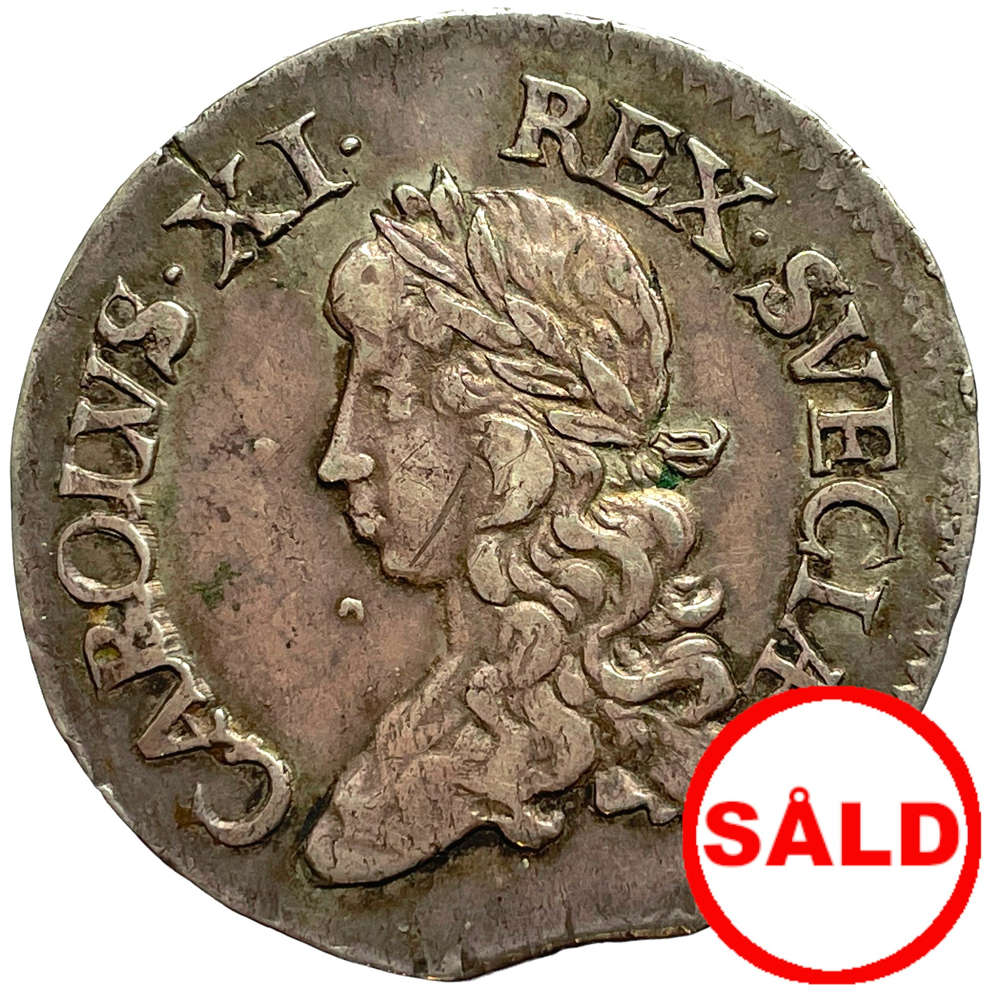 Karl XI - 2 Mark 1670 - Krontyp G1