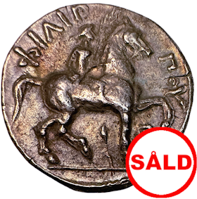 Philip II av Makedonien 359-336 f.Kr - Tetradrachm - Vackert exemplar
