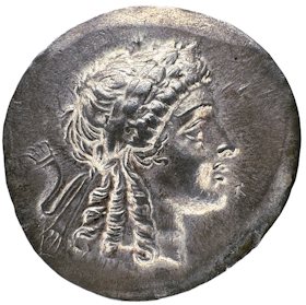 AILOIS. MYRINA (200-talet f.Kr.). Tetradrachm - Ett underbart exemplar